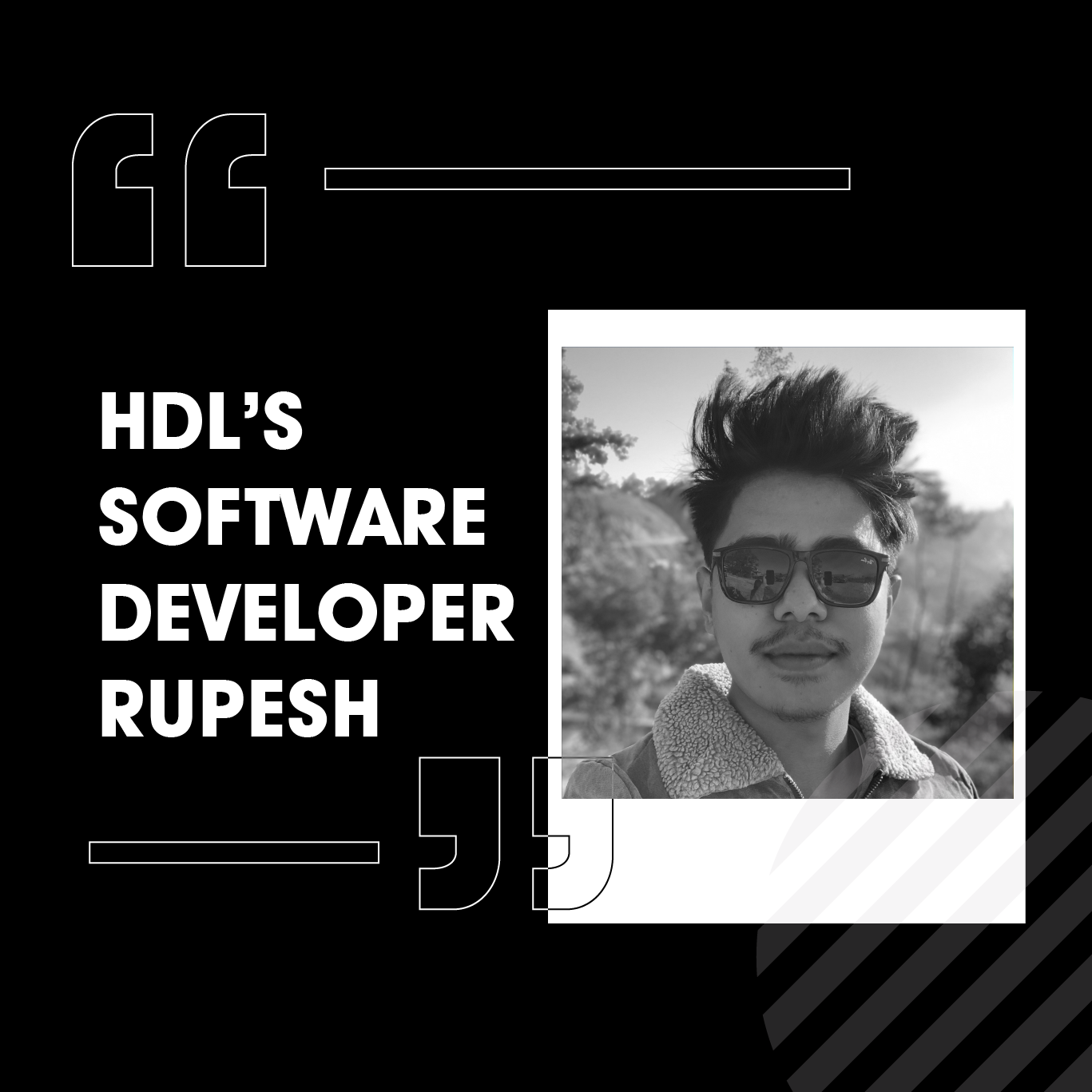 HDL’s Systemutvecklare Rupesh